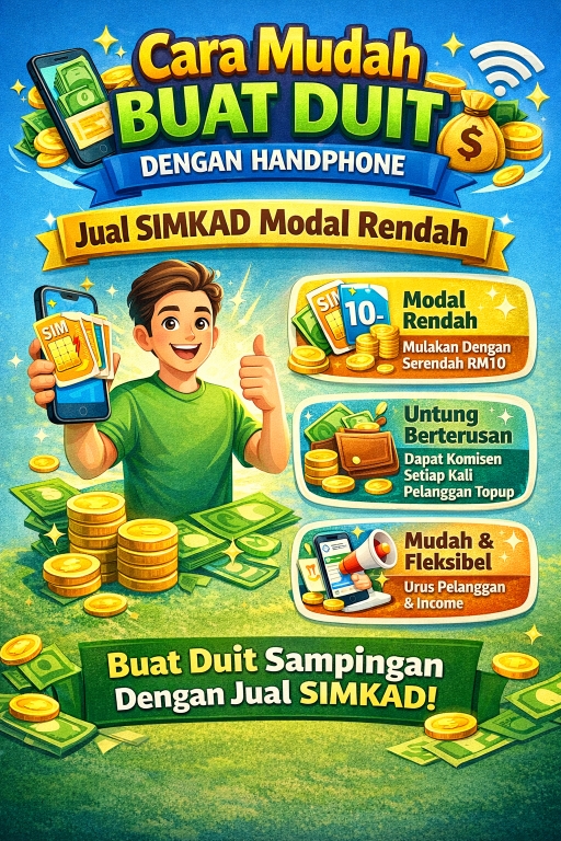 Cara Mudah Buat Duit Dengan Handphone